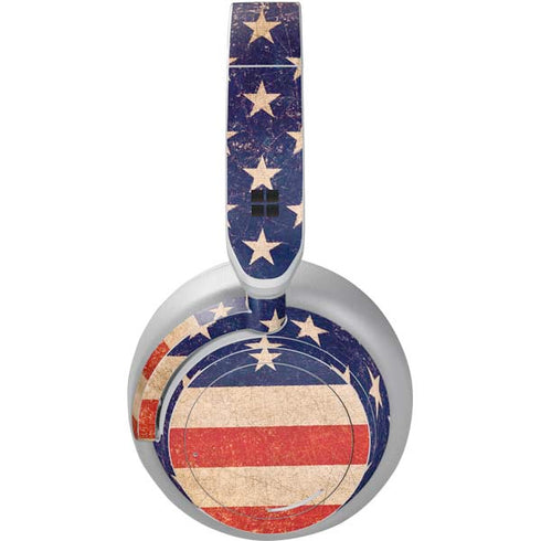 Distressed American Flag Surface Headphones Skin